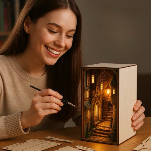 Book Nook Kit - DIY 3D Book Shelf Insert